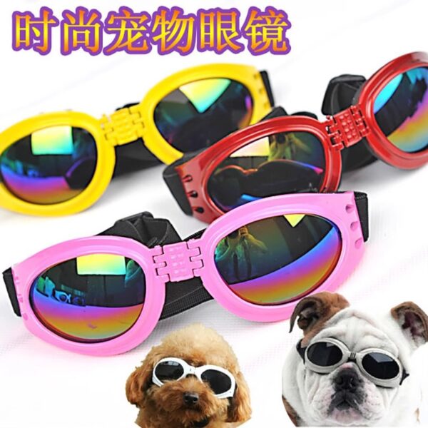 oly-9743ea752af39886feae9008fe42f828 Wholesale Pet dog glasses sunglasses windproof sun protection goggles Teddy medium and small dog bucket photography props sunglasses