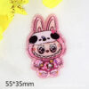 oly-974487ec92e08e9e982a03f863f5247f Wholesale loose powder cartoon cloth cloth letter cute jewelry acrylic pin DIY patch accessories