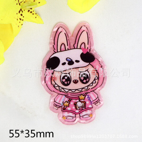 oly-974487ec92e08e9e982a03f863f5247f Wholesale loose powder cartoon cloth cloth letter cute jewelry acrylic pin DIY patch accessories