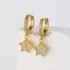 Wholesale Sweet Star Copper Drop Earrings