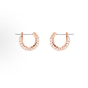 U-shaped rose gold earrings
