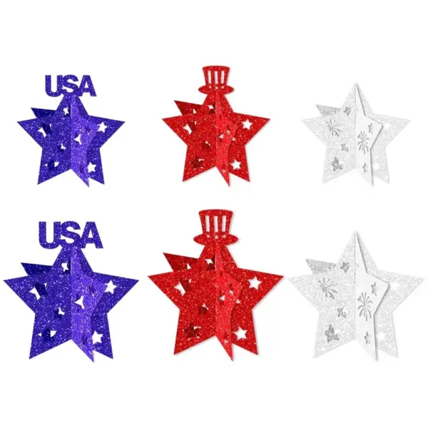 oly-97985d3c50fca4ef3a437079b84b5ea9 Wholesale Independence Day Party Paper Ornaments For Event & Party Supplies, Ideal For Festive Venue Decoration