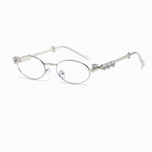 Silver framed white tablets