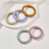 oly-97d90558beb59e7538b07592f4cab2fe Wholesale frosted telephone line hair band Internet celebrity rubber band high elastic simple hair rope high-grade seamless hair rope