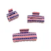 oly-97e02cb32f190fa19c2c1cc824f19ee1 Wholesale Retro Simple Style Women's American Flag Acrylic Hair Claws