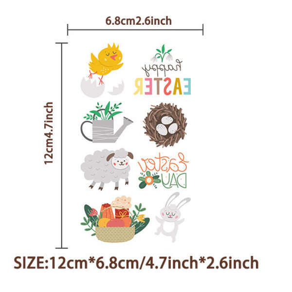 oly-97e23ca1632a3fc1fb92a8da8b100992 Wholesale holiday Easter tattoo stickers waterproof holiday party children disposable tattoo stickers batch