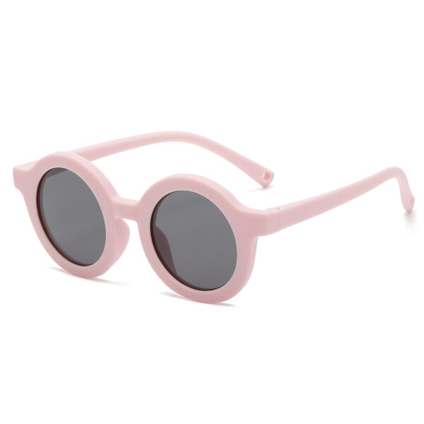 Wholesale round frame children's polarized sunglasses wholesale cute baby sunglasses anti UV glasses
