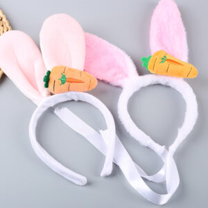 oly-97ed19355180c9dc23be742492b7209b Wholesale Creative Cute Rabbit Ears Hairband Internet Celebrant Atmosphere Photo Carrot Headband Easter Party Performance Decorations