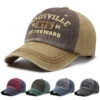 Wholesale Washed Denim Letter Baseball Cap Embroidered Trendy Letter Cap Outdoor Fashion Personalized Street Shade Hat