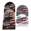 oly-98292cc8e0df74a56d5ca8e658041eda Wholesale Men's Winter Knitted Hat American Flag Star Embroidery Ear Protection Woolen Cap Vintage Style Overhead Design Autumn Season