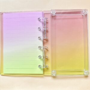 A7-yellow gradient small book (with inner page and buckle)