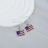 Wholesale 1 Pair Retro Constellation Fruit Heart Shape Patchwork Arylic Drop Earrings