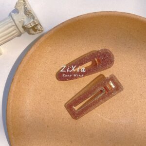 Water drop onion powder brown single / Acrylic