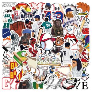 Wholesale 50 pieces New Baseball graffiti stickers luggage guitar skateboard helmet flat water cup waterproof no glue stickers