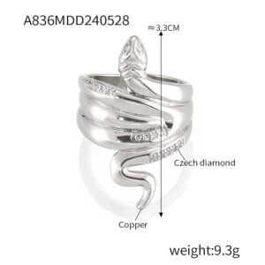 A836-Steel ring / Free size
