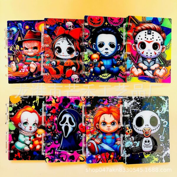 oly-988c05f7b30d42ff7cfc361eca757ea0 Wholesale Horror Baby Series TK Explosions Acrylic Notebook Handbook Exquisite Loose-leaf Book A7A5 Replacement