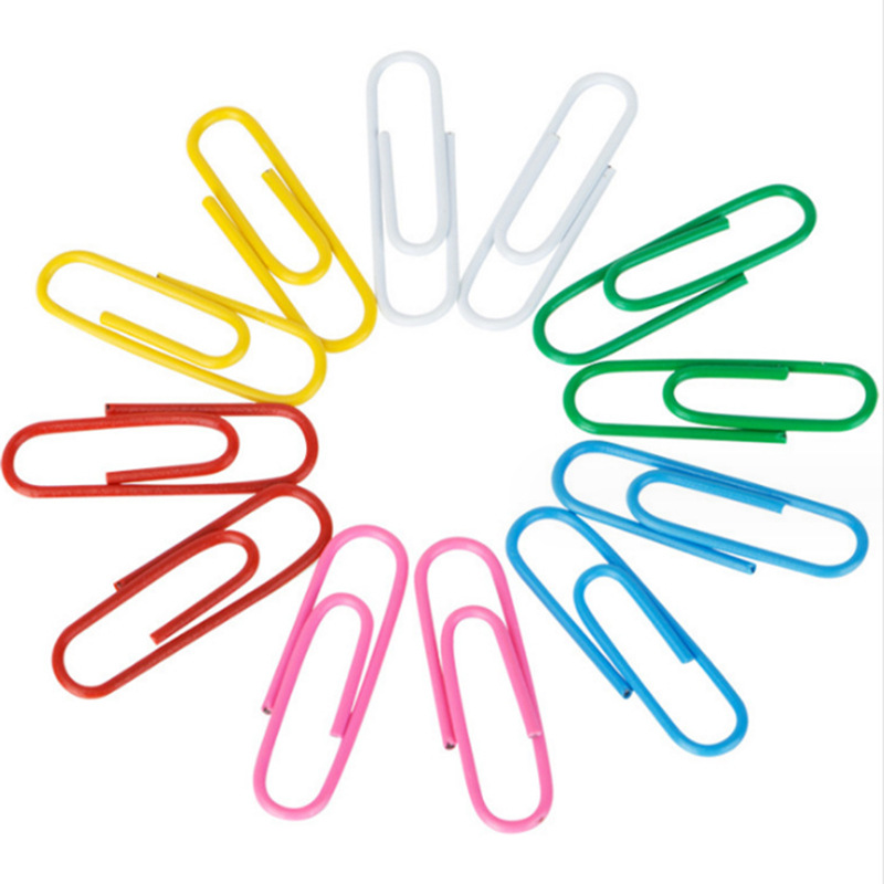 Wholesale Color paper clip 28mm paper clip 33mm folder folder 50mm multicolor 25mm color paper clip