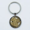 Wholesale Creative Archangel Michael Time Gem Keychain Bag Car Key Pendant