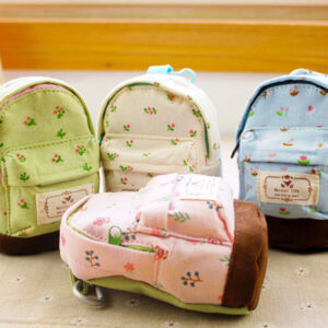 Wholesale Mori Girl Style Coin Purse Pastoral Floral Small Schoolbag Mini Cute Schoolbag Storage Coin Bag Key Bag Small Wallet