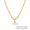 Wholesale Solid Color Pendant Necklace For Women In Copper With 18K Real Gold Plated Finish Featuring Cuban Link Chain Curb Chain In IG Style