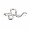 Wholesale personality snake-shaped hairpin female cold retro frog clip alloy one-word clip bangs clip