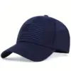 Wholesale American Flag Women's Hip-Hop Baseball Cap With Curved Brim For Outdoor Use, Made Of Polyester Featuring Embroidery