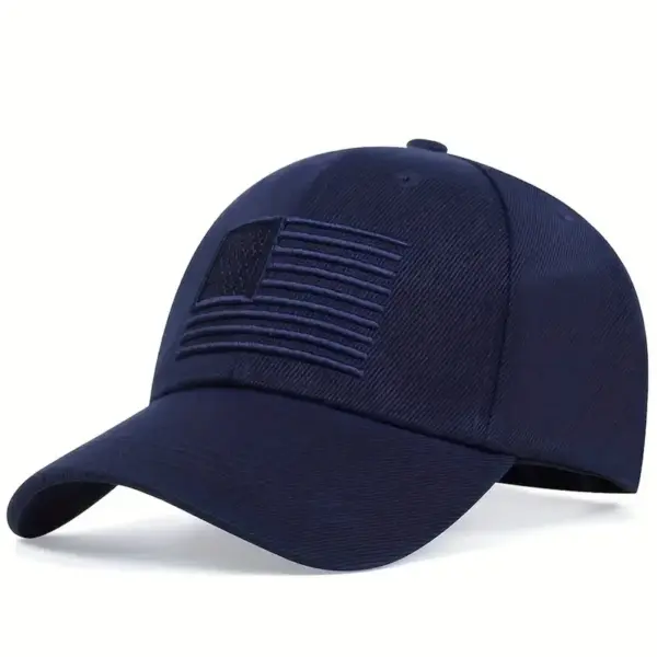 Wholesale American Flag Women's Hip-Hop Baseball Cap With Curved Brim For Outdoor Use, Made Of Polyester Featuring Embroidery