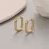 Wholesale Heart Shape Stud Earrings For Women In Copper With Purple Zircon Inlay