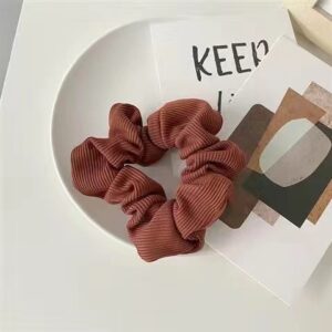 Knitted brick red