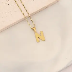 XL-1033-4【Box Chain】26 Letters / N
