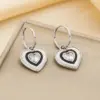 Wholesale Ion Plating (IP) 18K Gold Plated Heart Shape 304 Stainless Steel Vintage Style Simple Style Commute Waterproof Non Tarnish Drop Earrings
