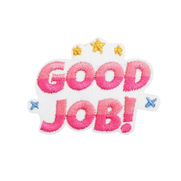 oly-9a3d3a4ded1b69a41b4336bde0316c88 Wholesale Xiaotian Star Inspirational Quotations Embroidered Cloth Patch Clothes Decorative Letter Patch Positive Energy Embroidered Patch Ironing