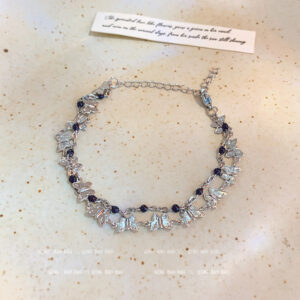 S586 silver-new chinese style black bracelet