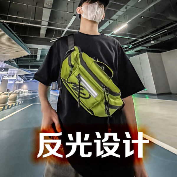oly-9a874bf1d4b0260a9b7bf2a828f6a838 Wholesale Waist Bag Motorcycle Riding Chest Bag Motorcycle Equipment Storage Bag Knight Crossbody Bag Men's and Women's Sports Waterproof Backpack Trendy