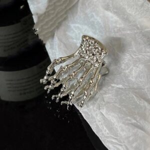 27#Silver little ghost hand 3.5cm