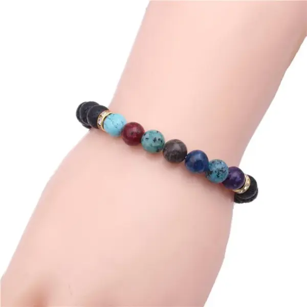oly-9a938eecdd95a57ab86e32e50a3484ab Wholesale Fashion Printing Natural Stone No Inlaid Bracelets In Bulk