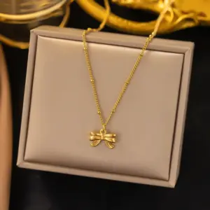 【QYH314】Bow Tie / Gold