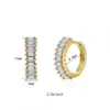 Wholesale 1 Pair Luxurious Classic Style Pentagram Circle Plating Inlay Copper Zircon 18k Gold Plated Earrings
