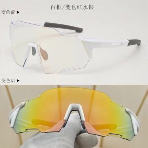 White frame/color changing true red mercury