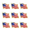Wholesale Alloy Enamel Map Pin Featuring Flag Brooches Design