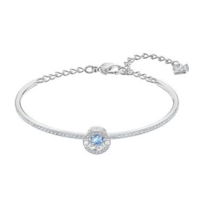 Smart white gold and blue bracelet