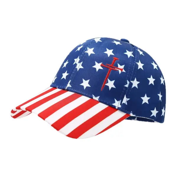Wholesale Unisex Casual Baseball Cap With Curved Eaves Featuring Embroidery And Stripe Pattern, Perfect For Spring
