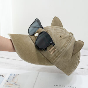 Cat Ear Glasses-Khaki / Adjustable