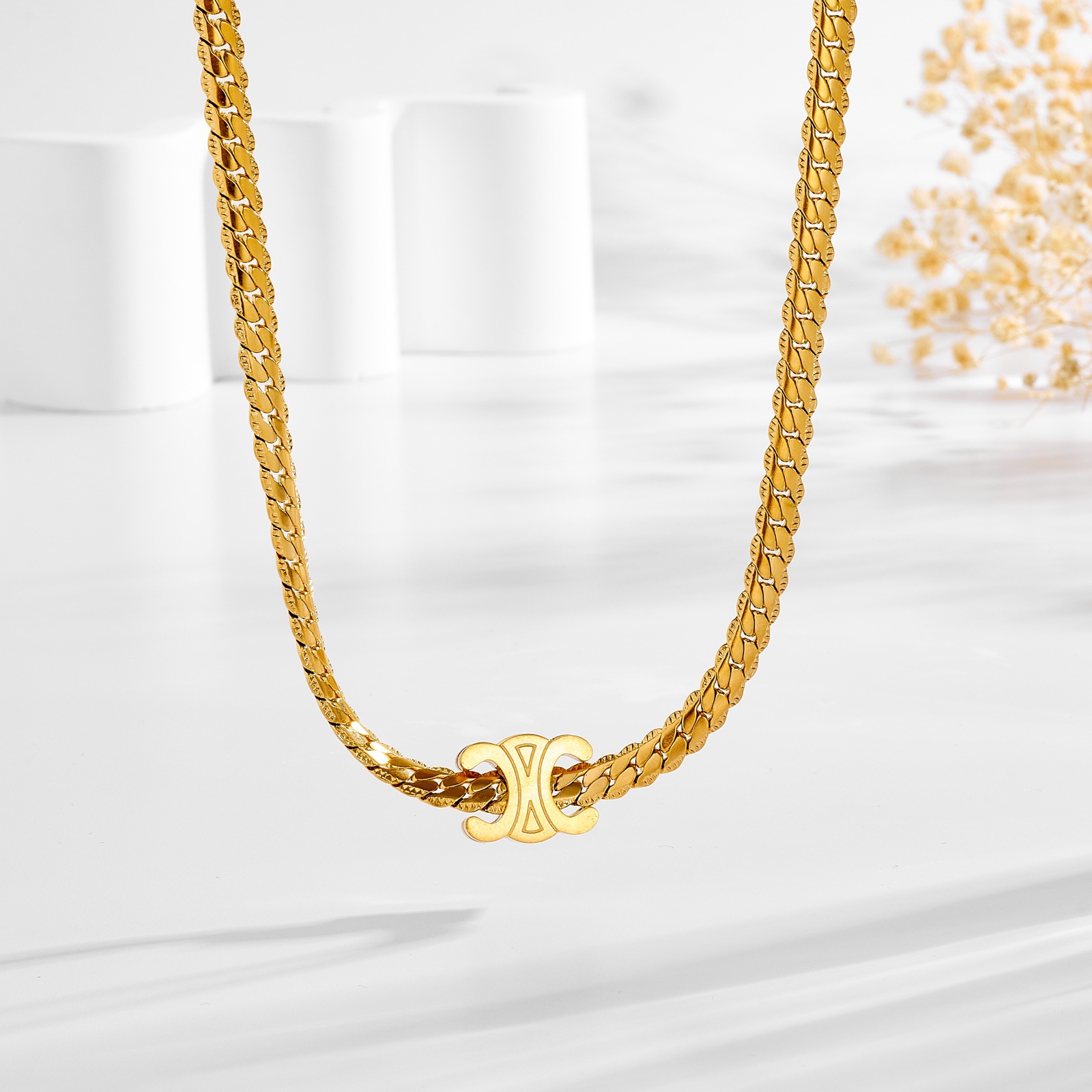 Wholesale Titanium steel necklace, snakeskin chain, bracelet, clavicle chain