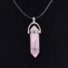 Wholesale Fashion Solid Color Natural Stone Pendant Necklace 1 Piece