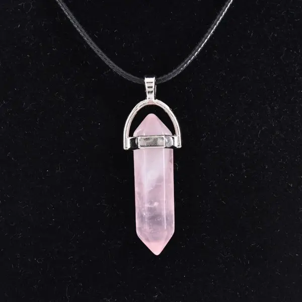 Wholesale Fashion Solid Color Natural Stone Pendant Necklace 1 Piece