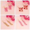 WholesaleValentine's Day Ear Hook Glitter Cupid Letter Love Bow and Arrow Ear Hook Girl Gift Exquisite