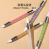 Wholesale Double-headed nail silicone pen sticker pressing stick multifunctional magic mirror powder smear carved glue nail tools