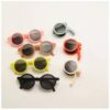 oly-9bb3af57ae3e148a4bb6cc937a3a134b Wholesale Children's Folding Sunglasses Boys and Girls Round Shade Frosted Casual Easiest for Match Sunglasses