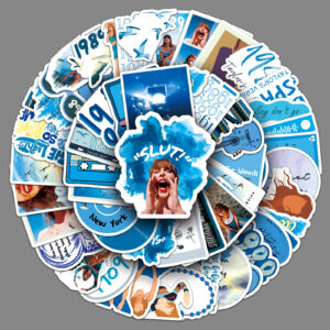 Wholesale 50 Taylor Album 1989 Personality Cross-border Creative Graffiti Hand Account DIY Skateboard Luggage Mobile Phone Shell Sticker